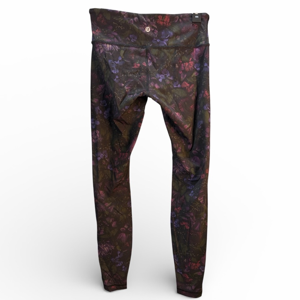 Lululemon Wunder Under Low-Rise Tight in the Frozen Flourish Multipattern Size 6 - Picture 4 of 5